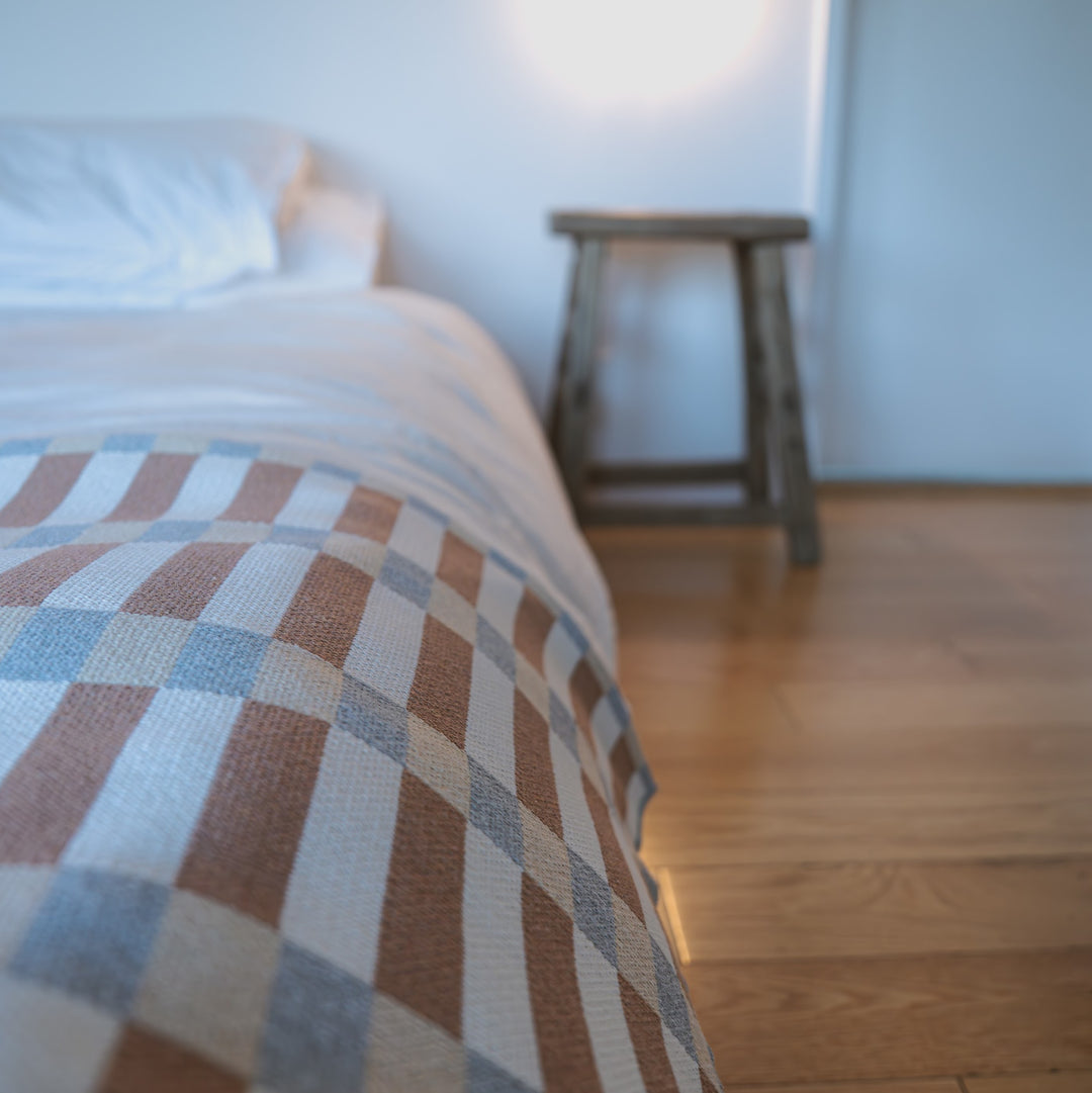 Petra King and Queen Bed Runner- Neutral