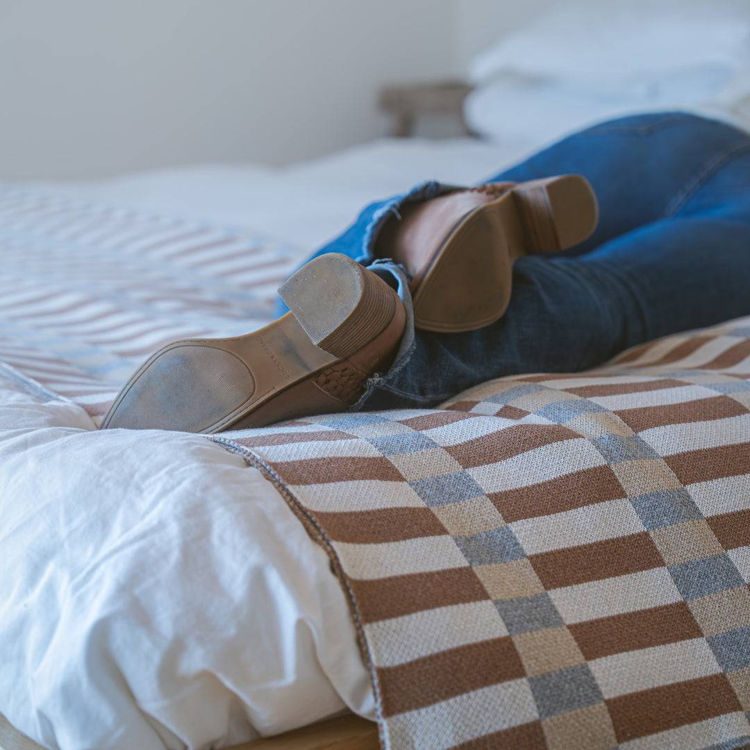 Petra King and Queen Bed Runner- Neutral