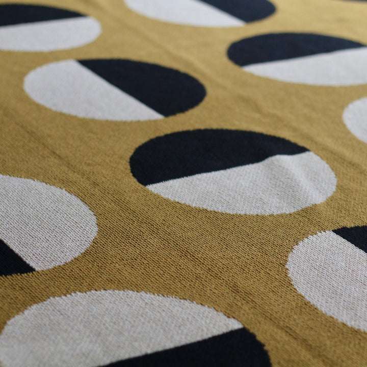 Modern Moons Gold Throw