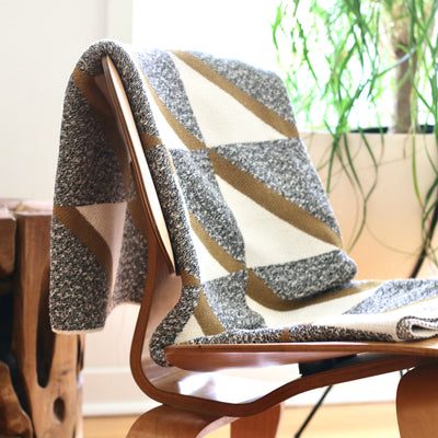 Modern Throw on Eames Molded Plywood Chair