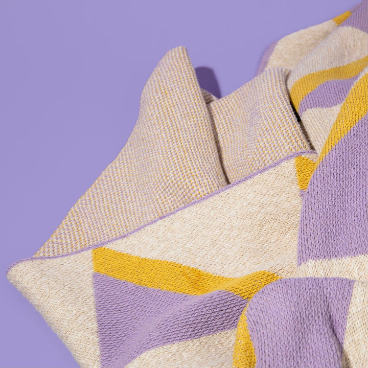 Xact-oh Throw Blanket in Lilac
