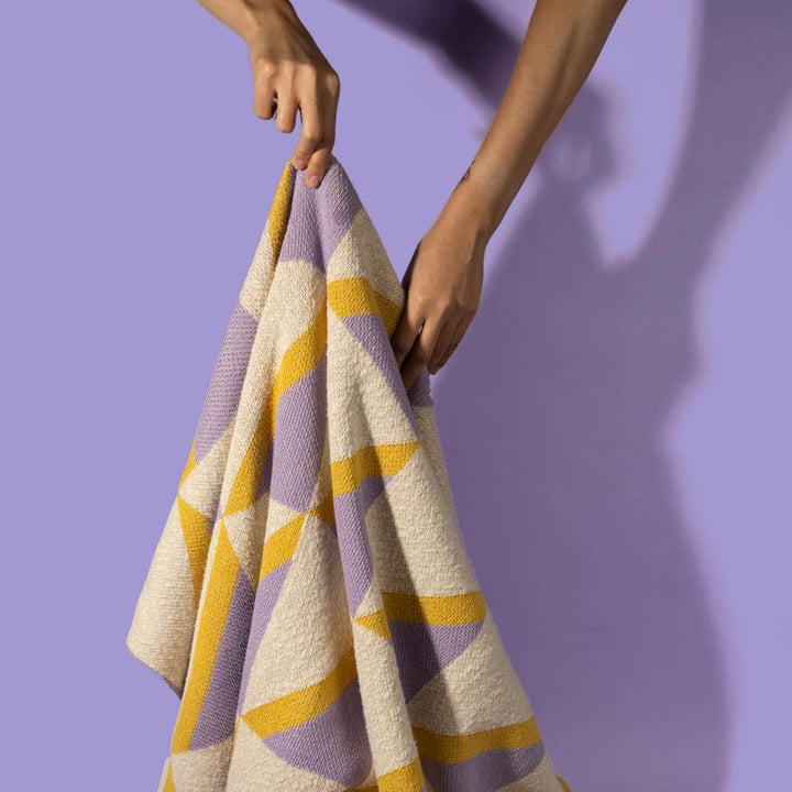 Xact-oh Throw Blanket in Lilac