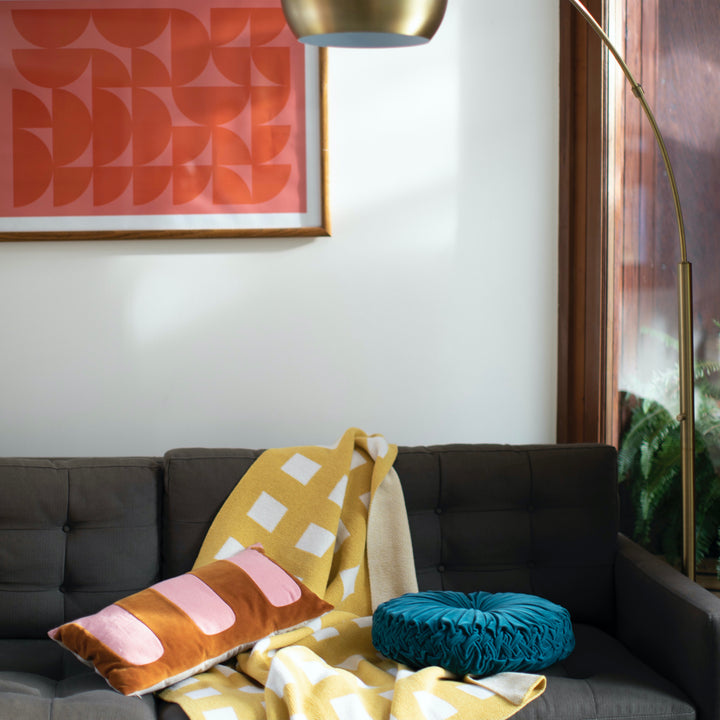 Off the Grid Throw Blanket in Citrine