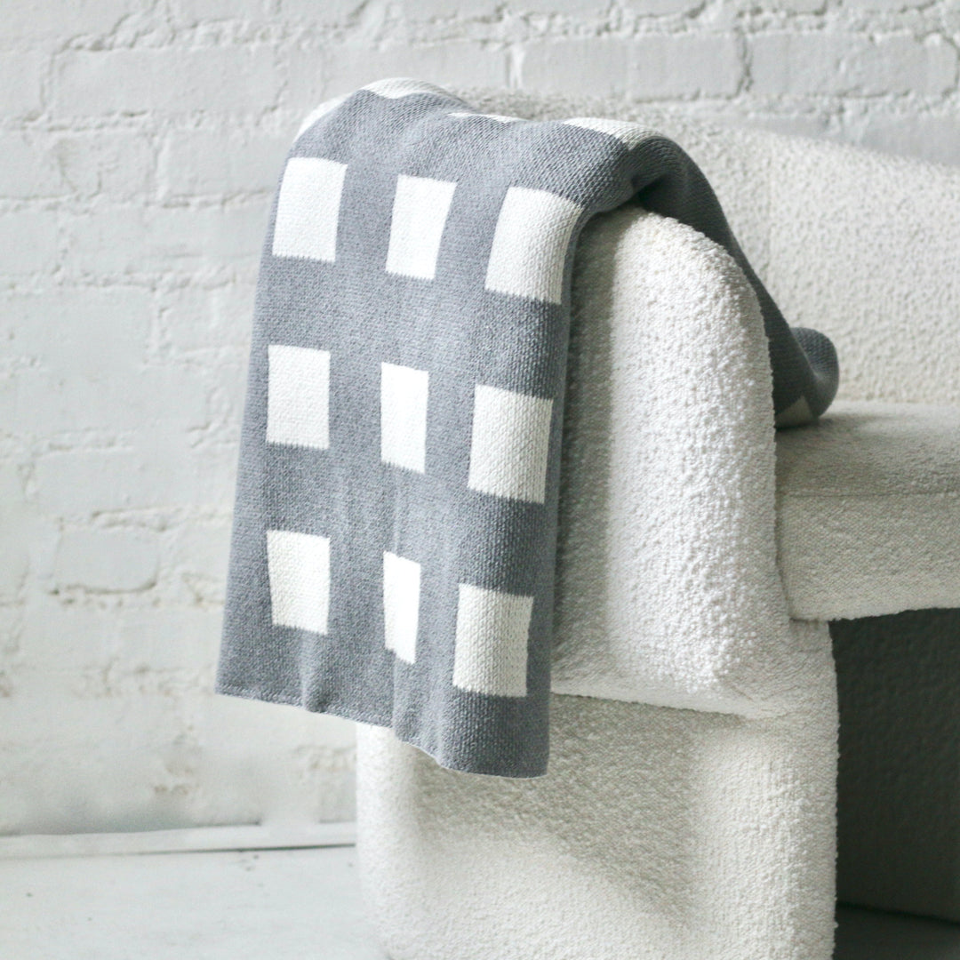 Off the Grid Throw Blanket in Grey