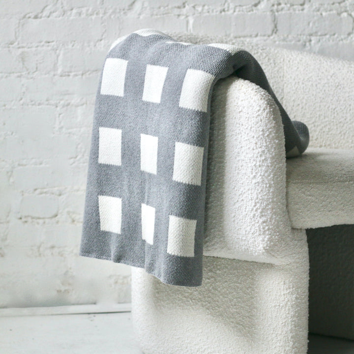 Off the Grid Throw Blanket in Grey