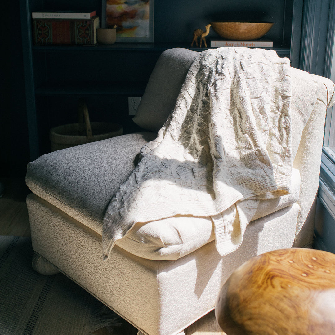 Moroccan Star Organic Throw