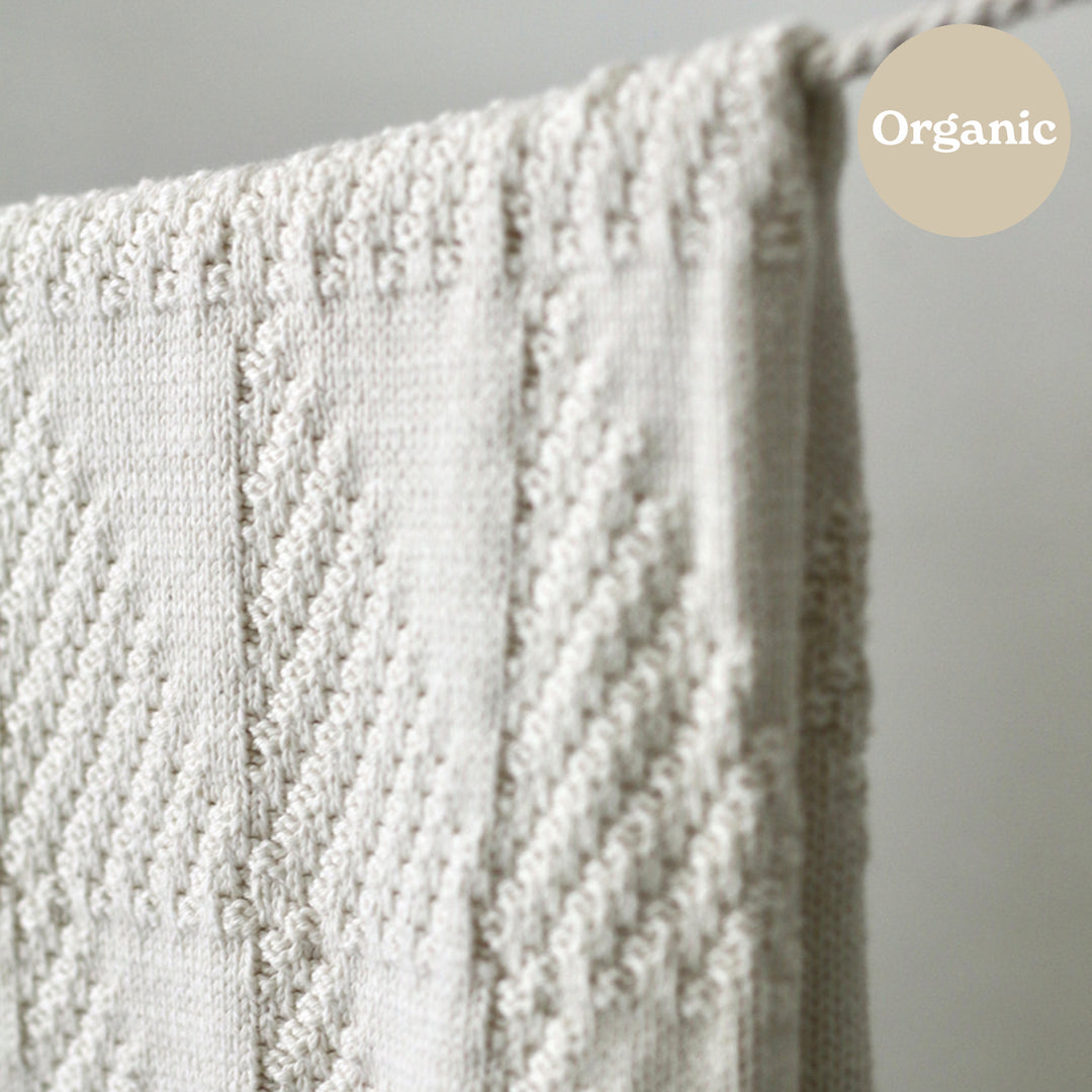 Right Triangles Organic Throw Blanket