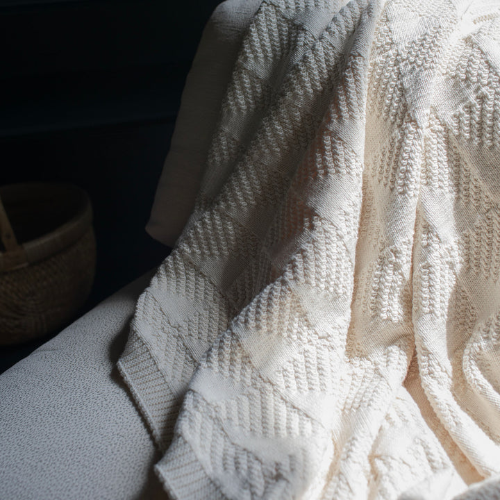 Right Triangles Organic Throw Blanket