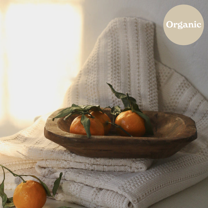 Stripes Organic Throw Blanket