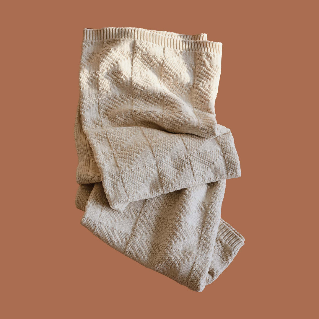 Right Triangles Organic Throw Blanket