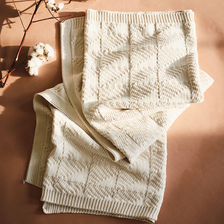 Right Triangles Organic Throw Blanket