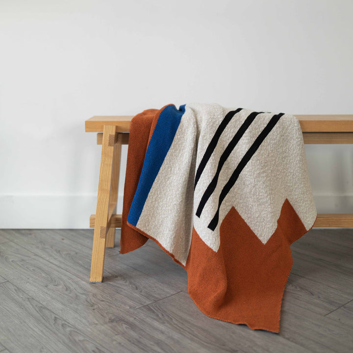 Step on It Throw Blanket in Royal
