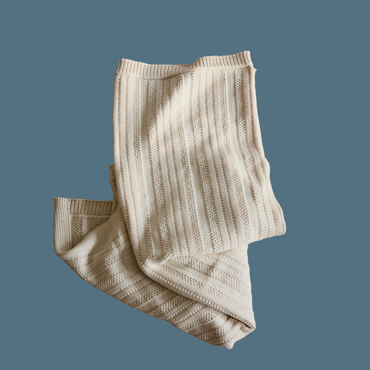Stripes Organic Throw Blanket