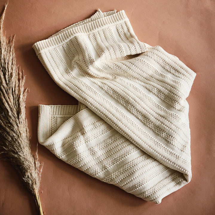 Stripes Organic Throw Blanket
