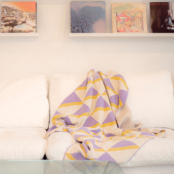 Xact-oh Throw Blanket in Lilac