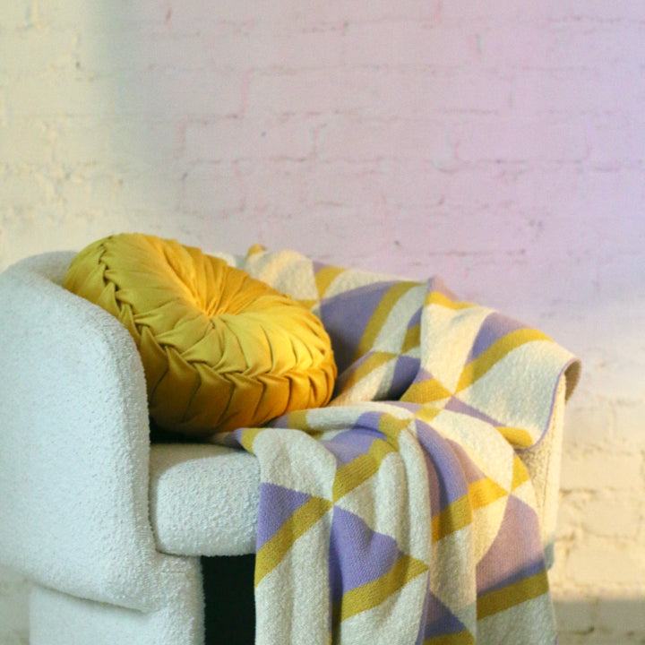 Xact-oh Throw Blanket in Lilac