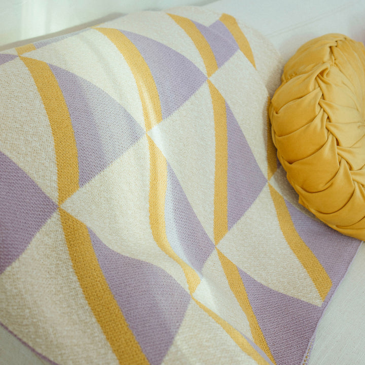 Xact-oh Throw Blanket in Lilac