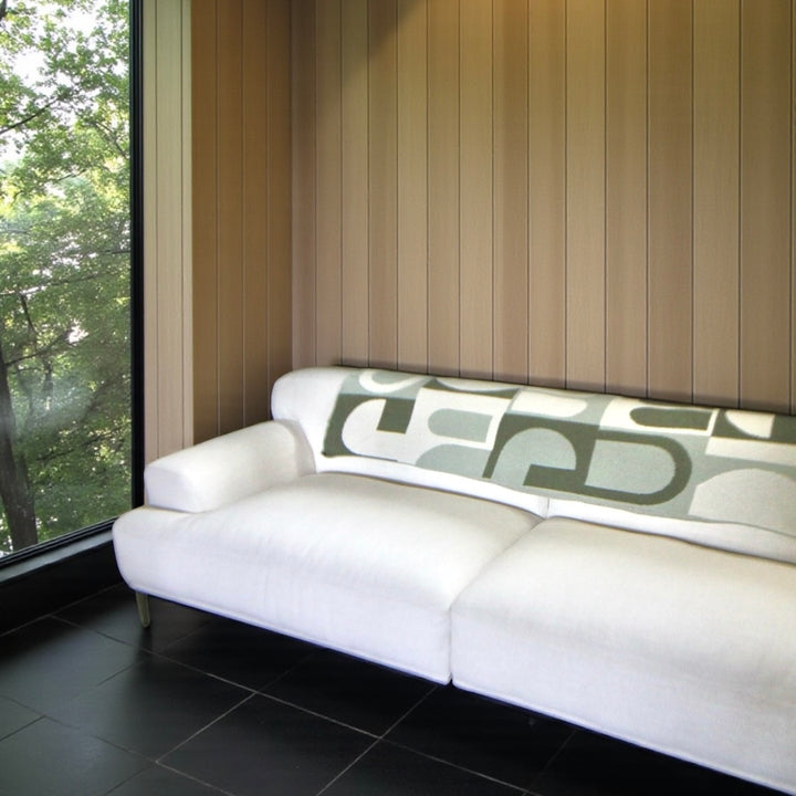 It's Takes a Villa Throw Blanket in Greens