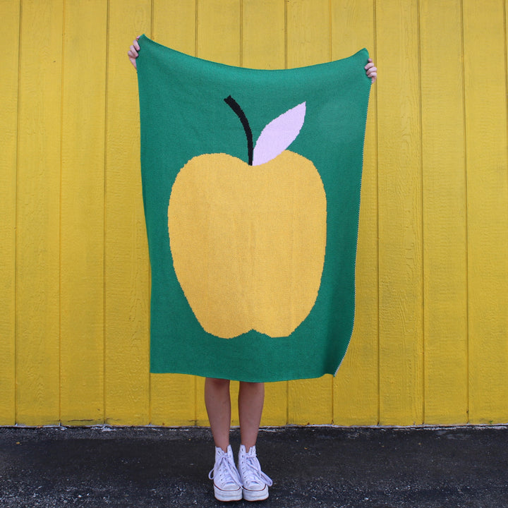 Apple Baby Blanket