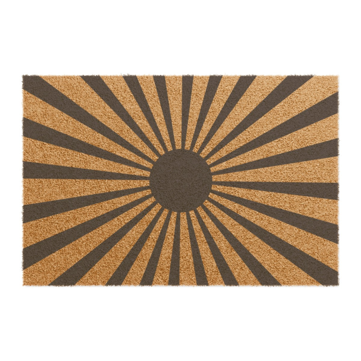 Black Sun Doormat