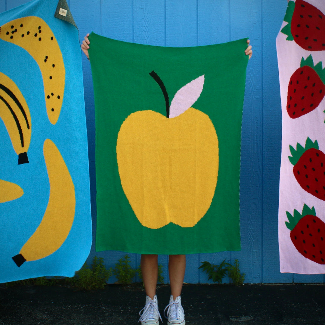 Apple Baby Blanket