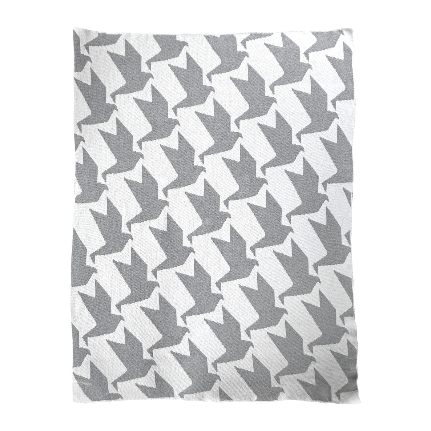 Origami Pattern Bird Throw Blanket
