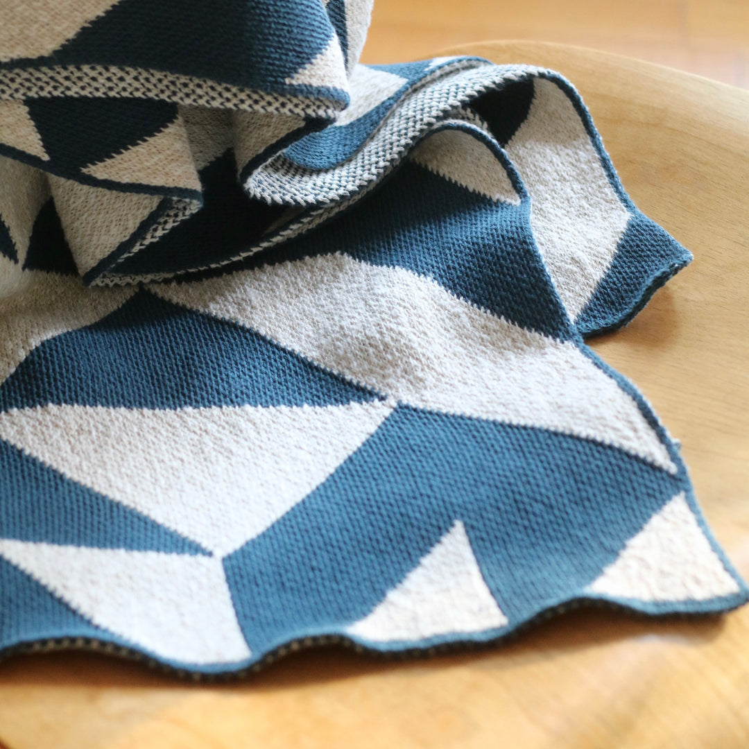 No Regrets Throw in Teal