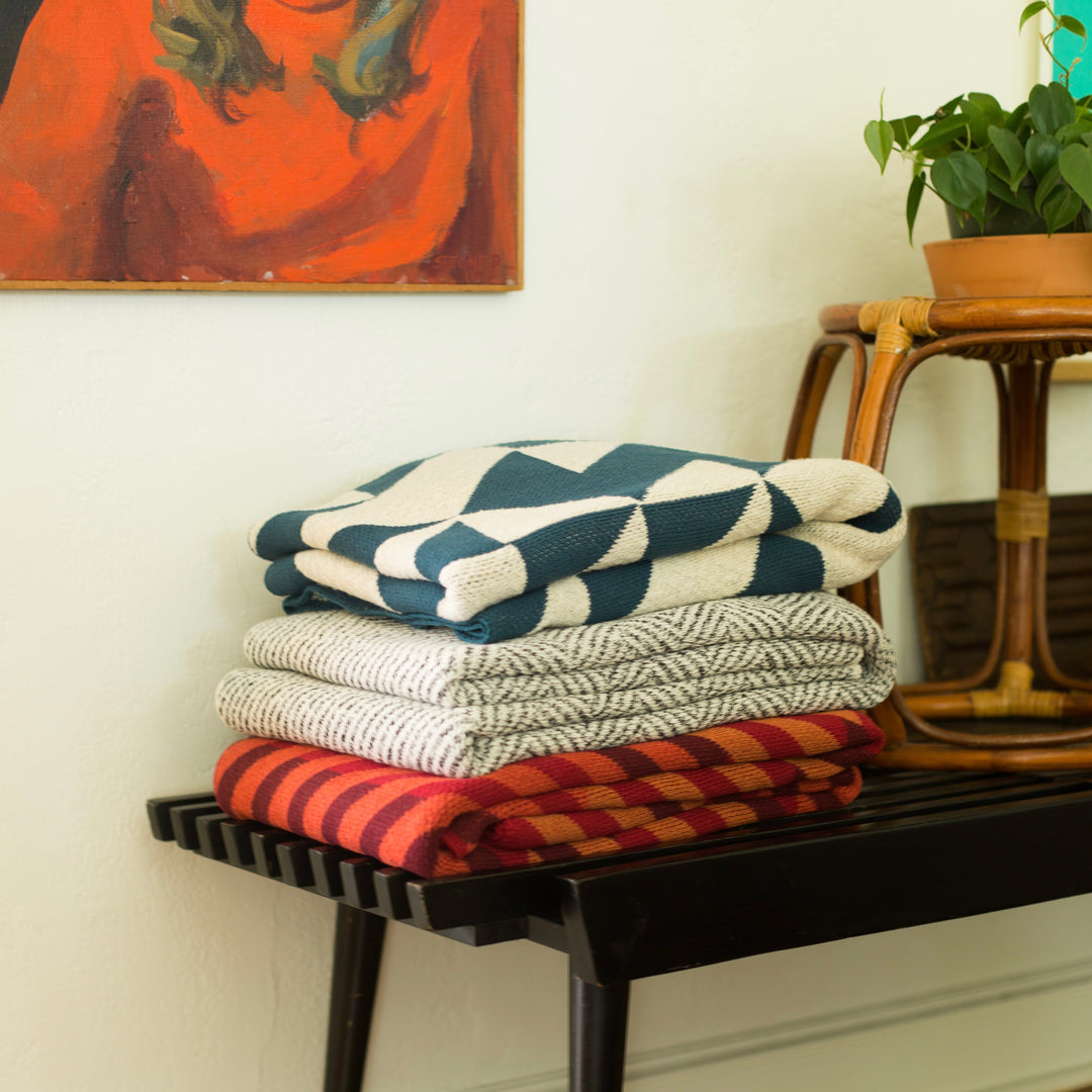 No Regrets Throw Blanket in Teal