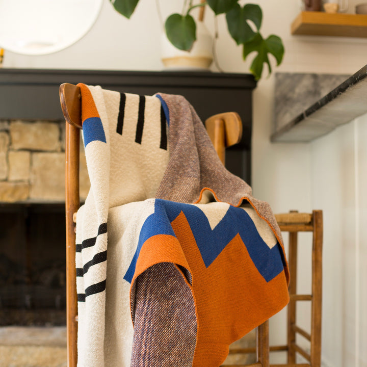 Step on It Throw Blanket in Royal
