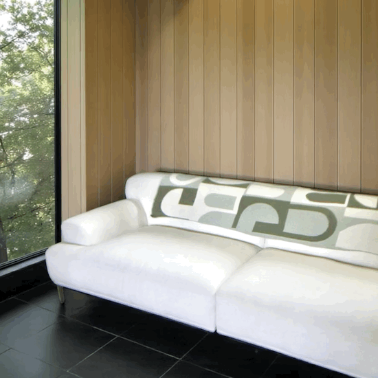 It's Takes a Villa Throw Blanket in Greens