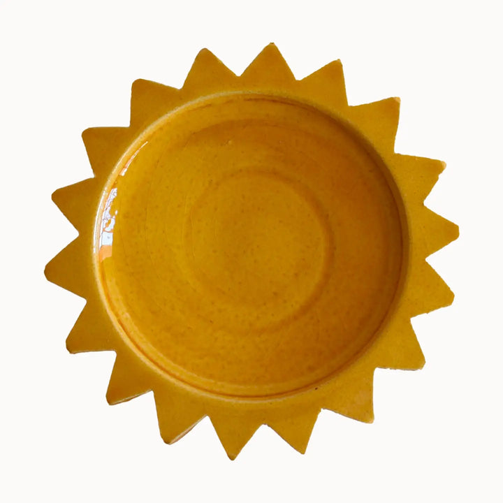SUN PLATE- YELLOW SMALL