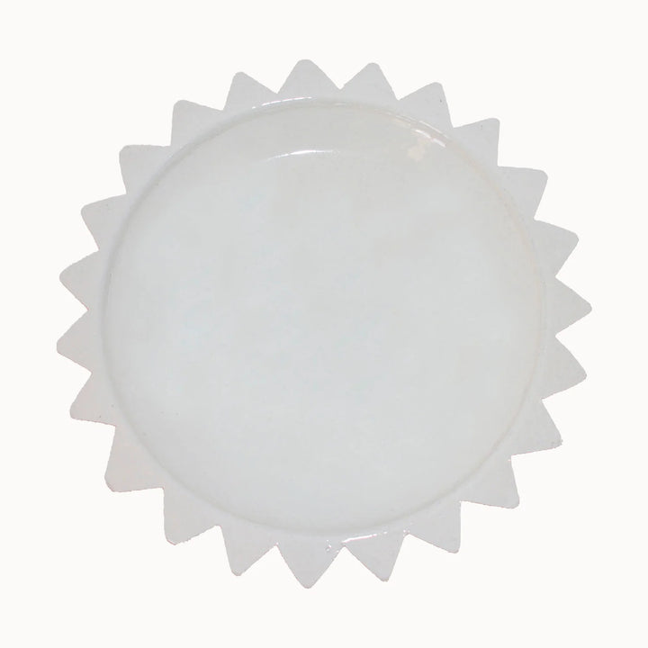 SUN PLATE- WHITE LARGE