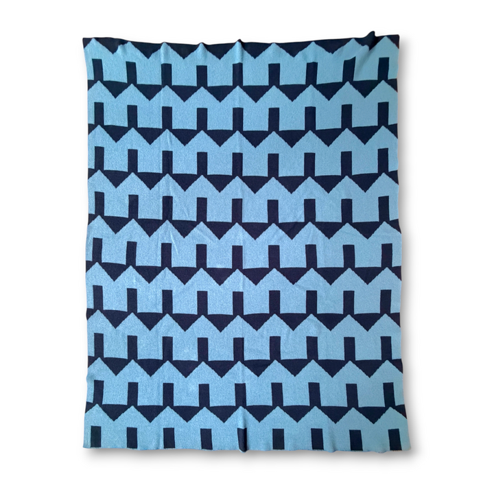 The Happy Habitat Throw- Blues