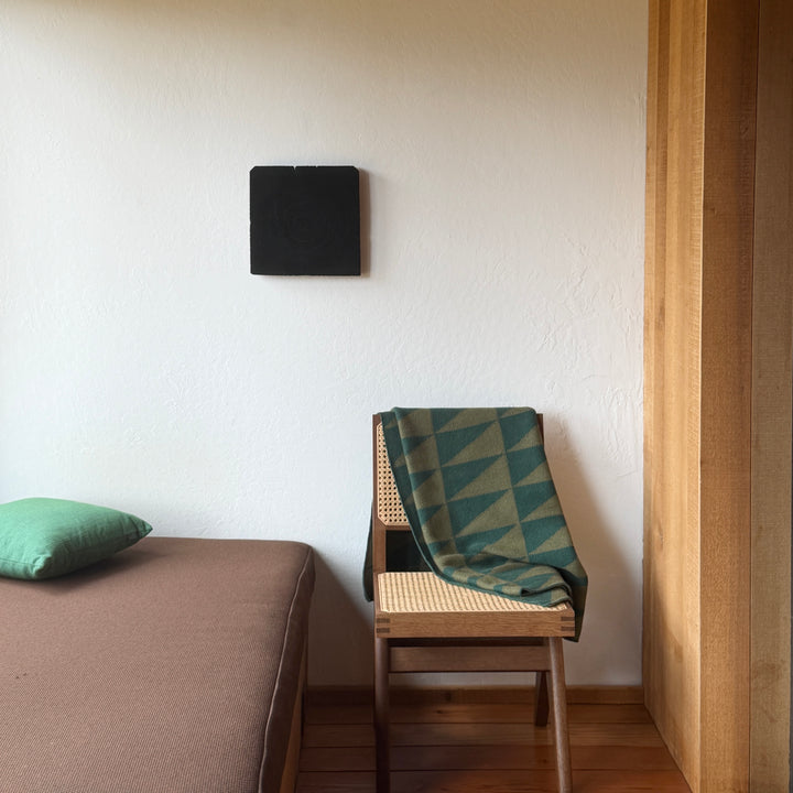 Alpine Throw Blanket in Greens