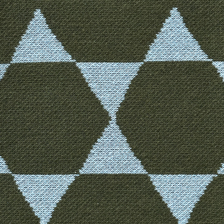 Lark Scarf- Olive + Light Blue