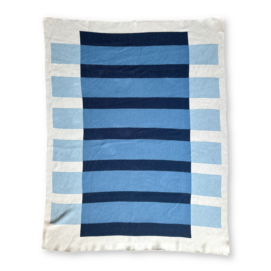 Modern Josef Albers Inspired Throw
