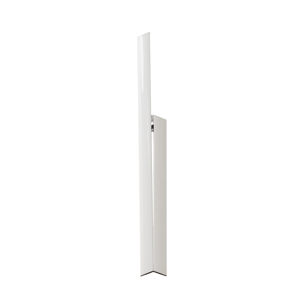 White folded stepladder on a white background
