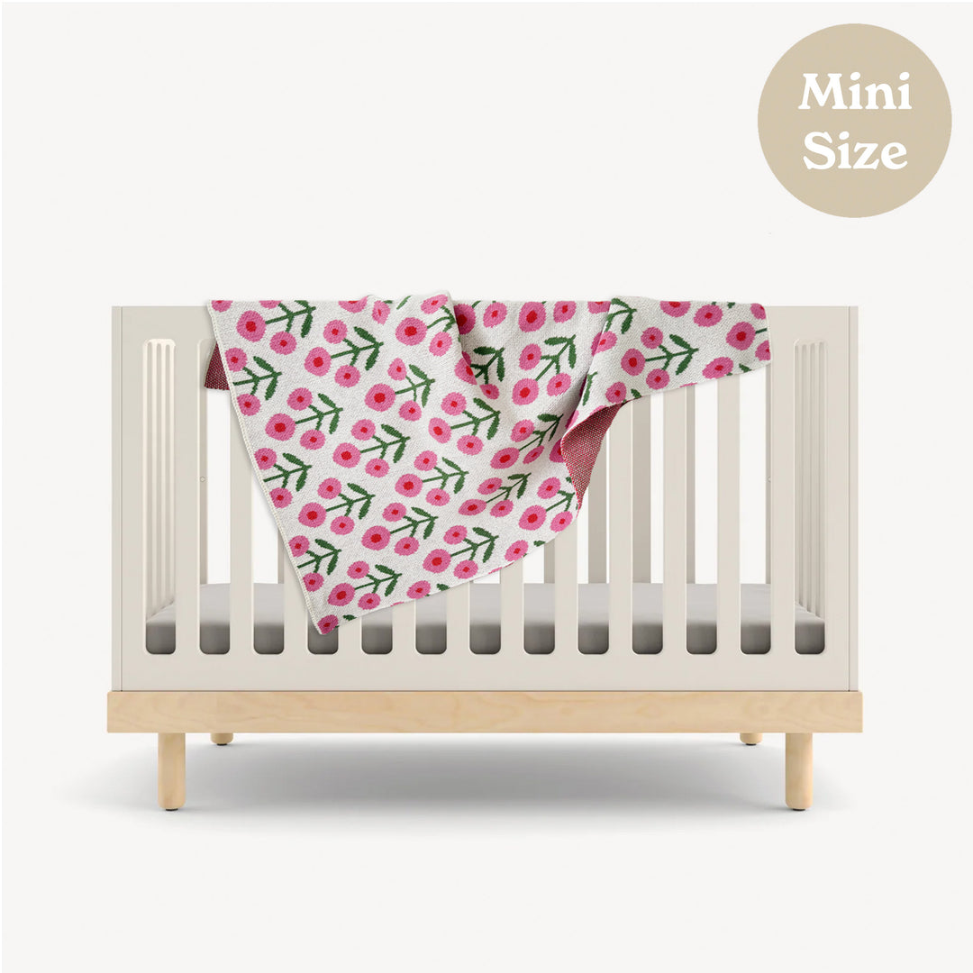 Posie Mini- Pink Baby Blanket