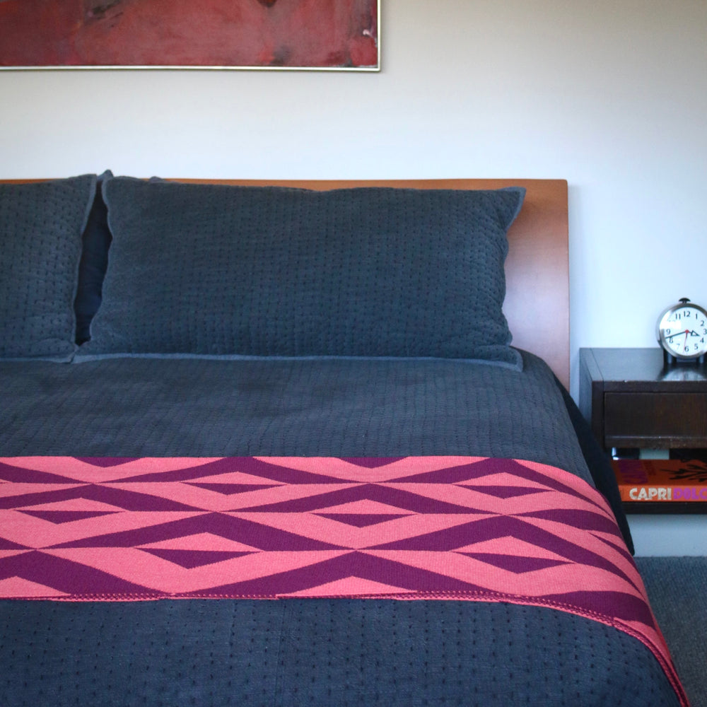 Modern Geometric Bed Runner