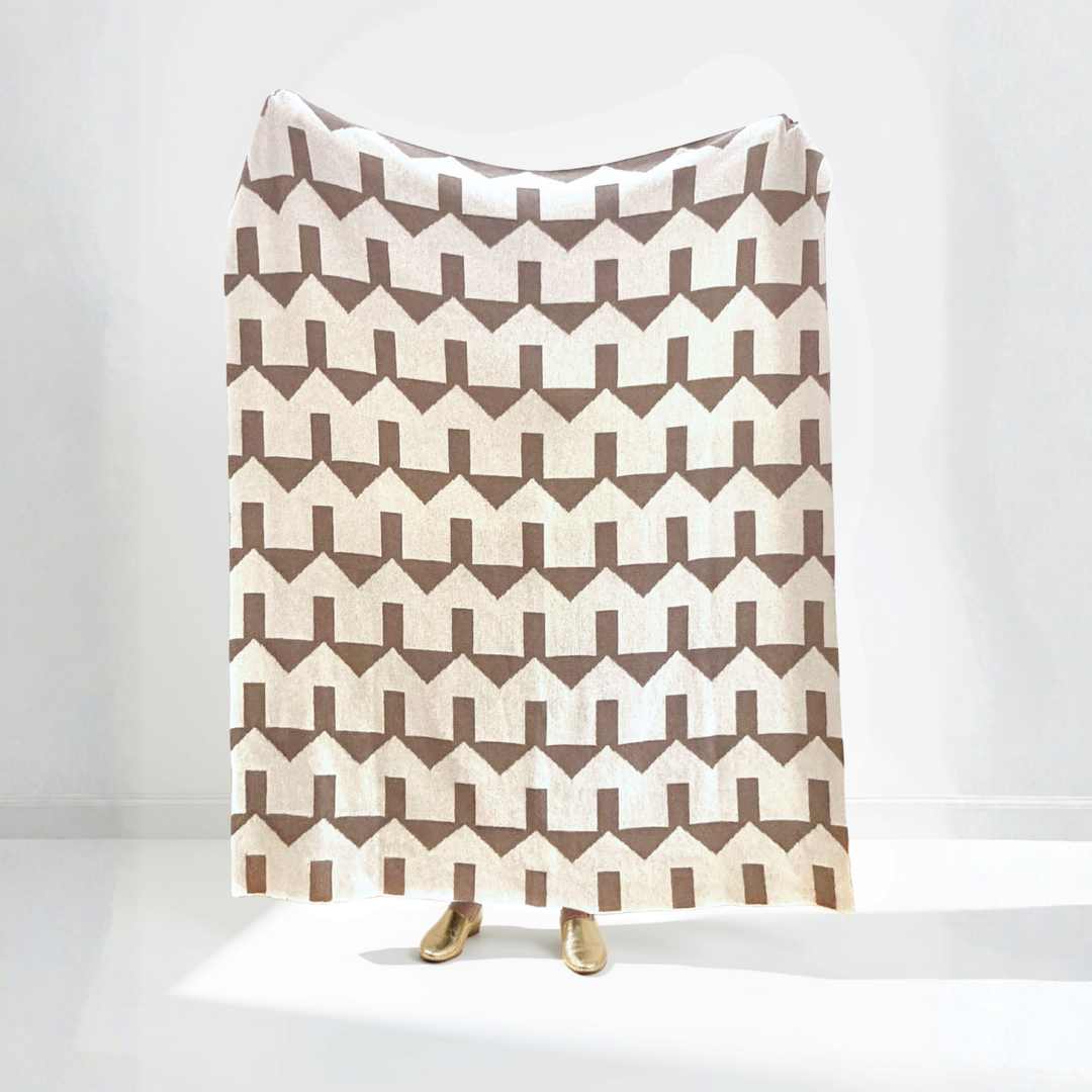 The Happy Habitat Throw- Mushroom