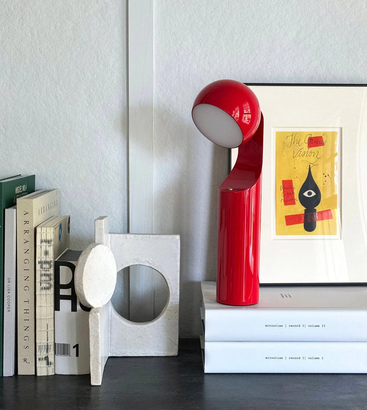 Mono Portable Reading Lamp - Bright Red