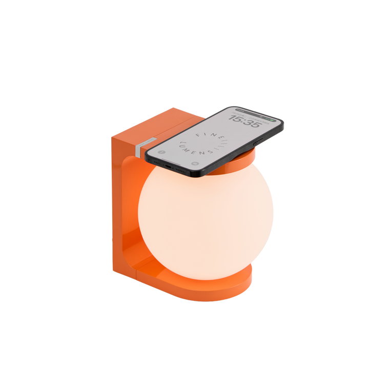 Orange Ball Light with Phone Charging