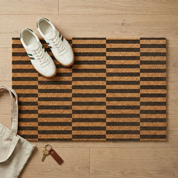 Uneven Stripes Doormat