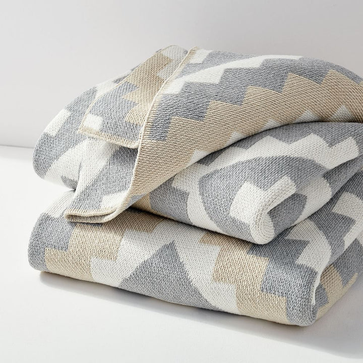 Soft Neutral Throw Folded 