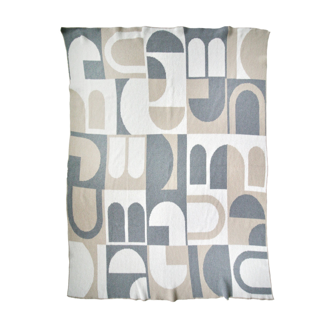 Neutral Arch Pattern Cotton Throw