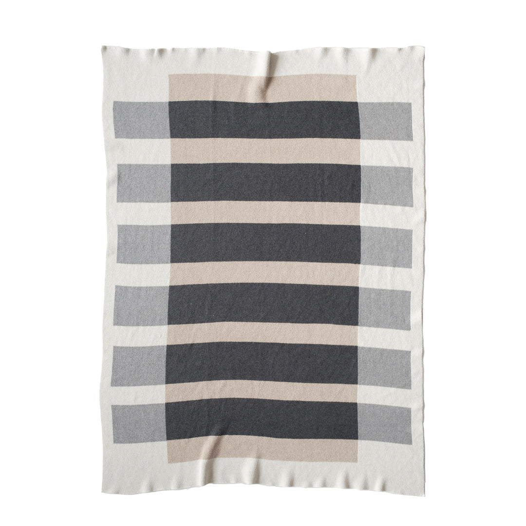 Bauhaus Style Cotton Throw