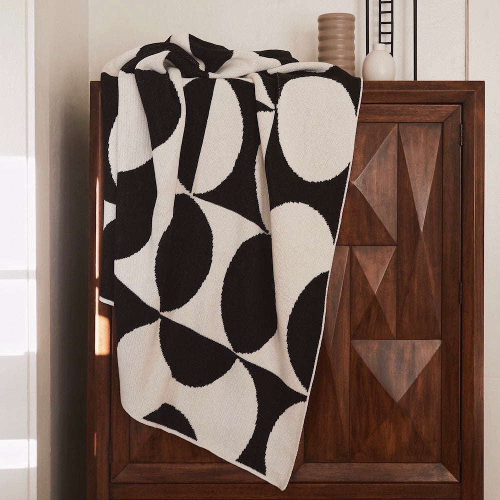 Happy Habitat Puzzle Throw Blanket